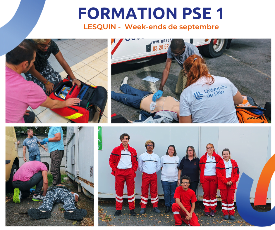 Actualités Septembre Formation PSE 1 Lesquin